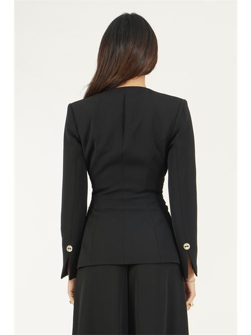 Giacca con fusciacca Simona Corsellini | A26CPGI00401NERO